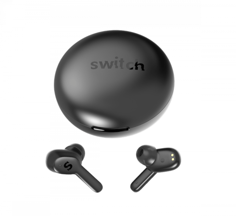 SWITCH TRUBUDZ QUIET ACTIVE NOISE CANCELLATION, BLACK