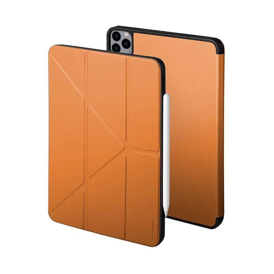 جراب Viva Madrid Elegante Folio مع حامل أقلام رصاص من Apple لجهاز iPad Pro مقاس 12.9 بوصة (2020) - أسود