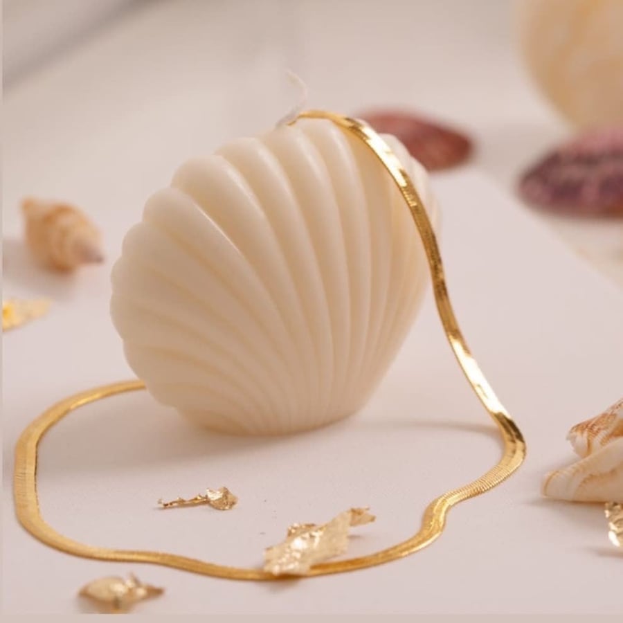 سلسال مطلي بالذهب Flat Gold