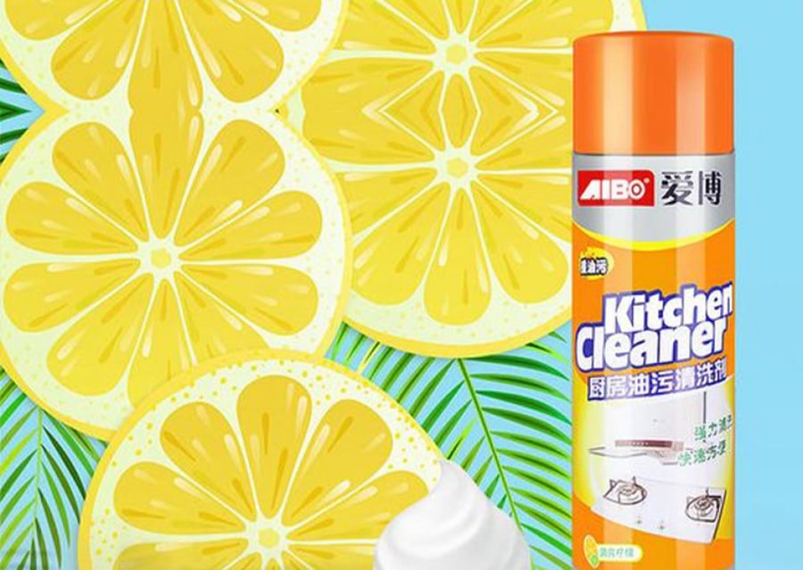 Kitchen cleaning spray