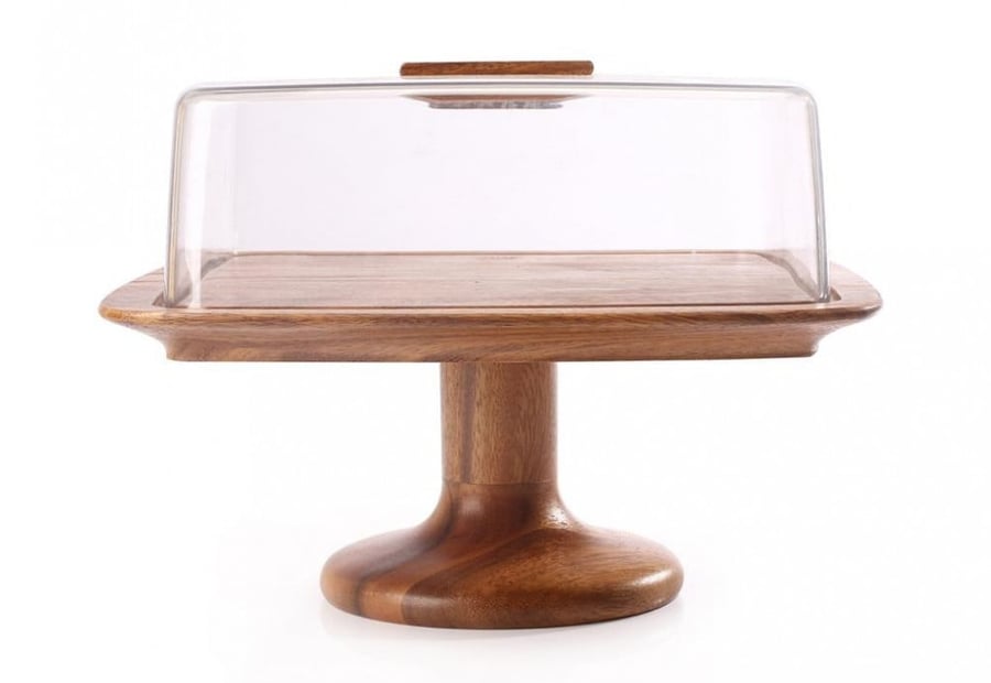 Wooden stand cake with base