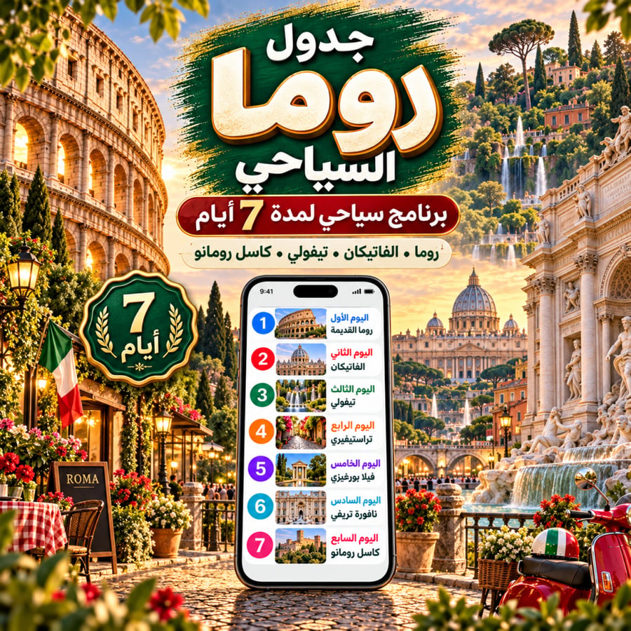 جدول روما السياحي