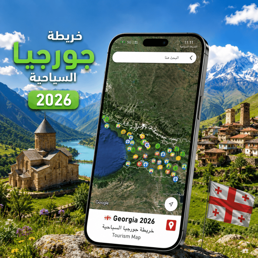 خريطة جورجيا السياحية 2026 ©
