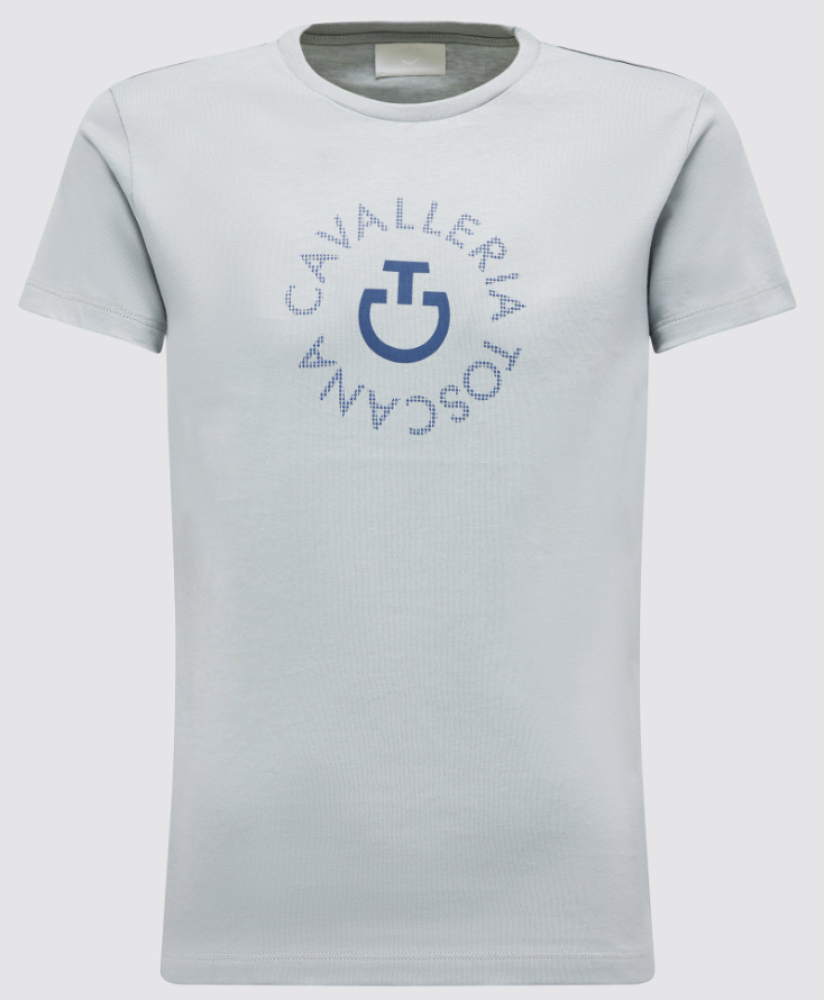 CT ORBIT PRINT COTTON T-SHIRT 8100 GREY