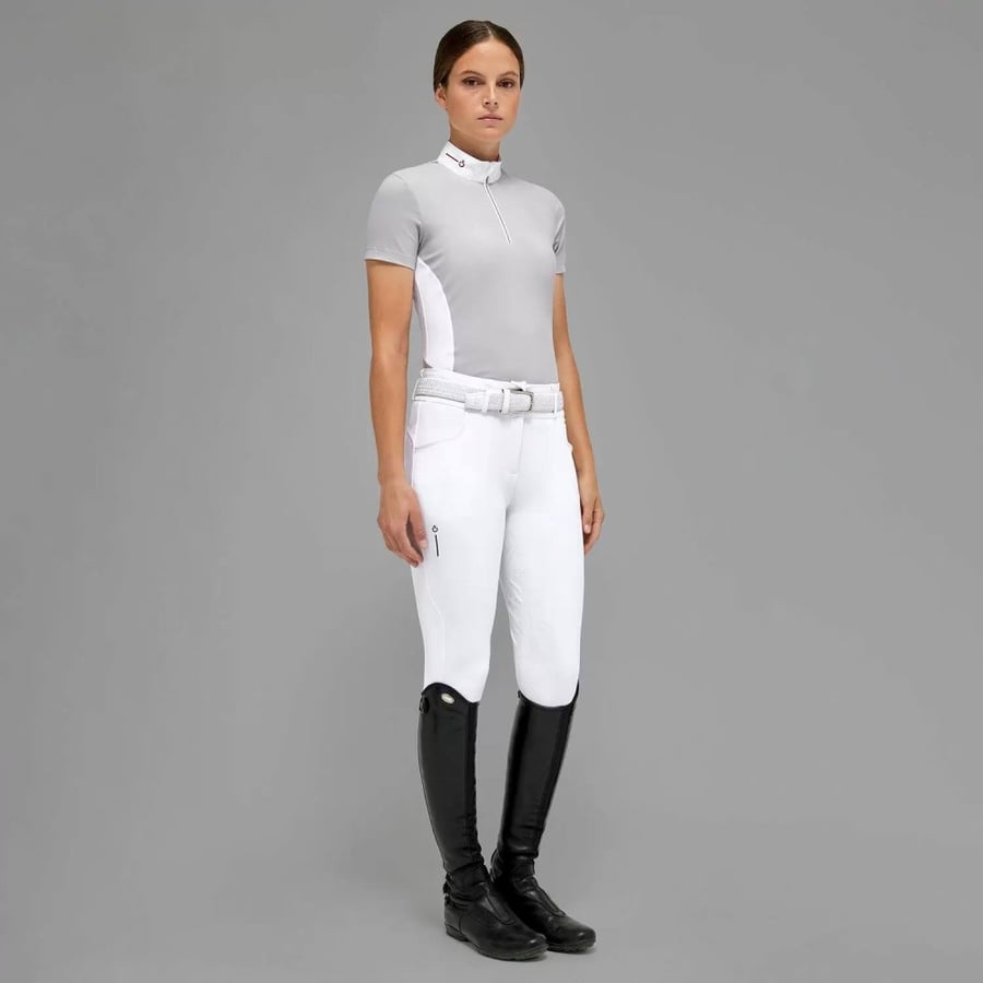REVO JERSEY COMPETITION ZIP POLO GREY
