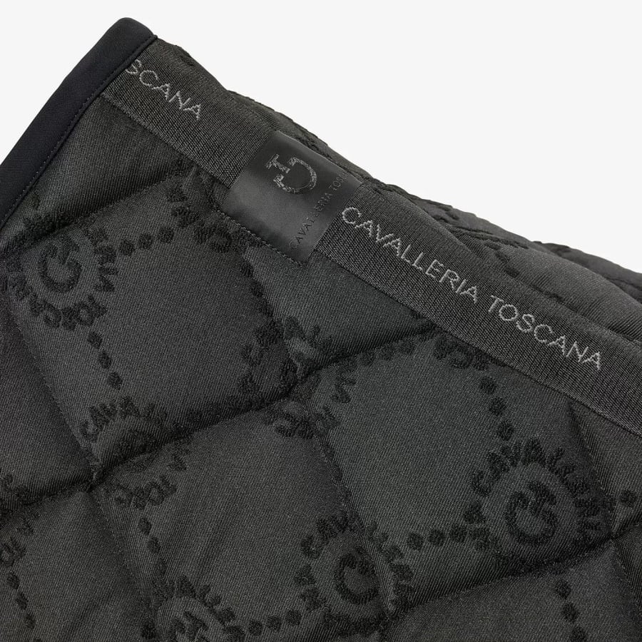CT MINI ORBIT JACQUARD  JUMPING SADDLE PAD 9999 BLACK