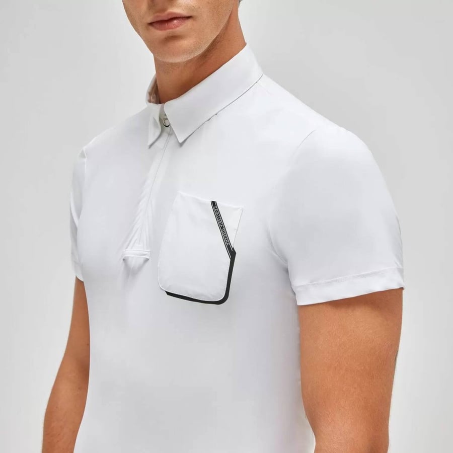 MEN'S COMPETITION POLO SHIRT WHITE