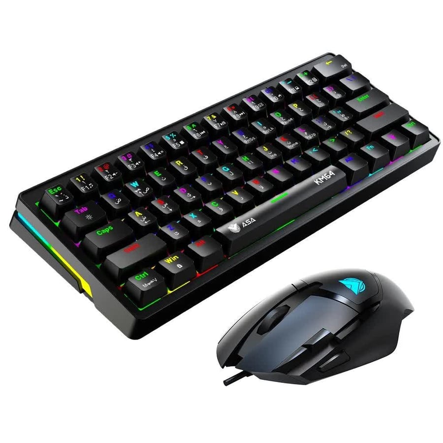 كيبورد مع ماوس ASA KEYBOARD KM64 MUSE