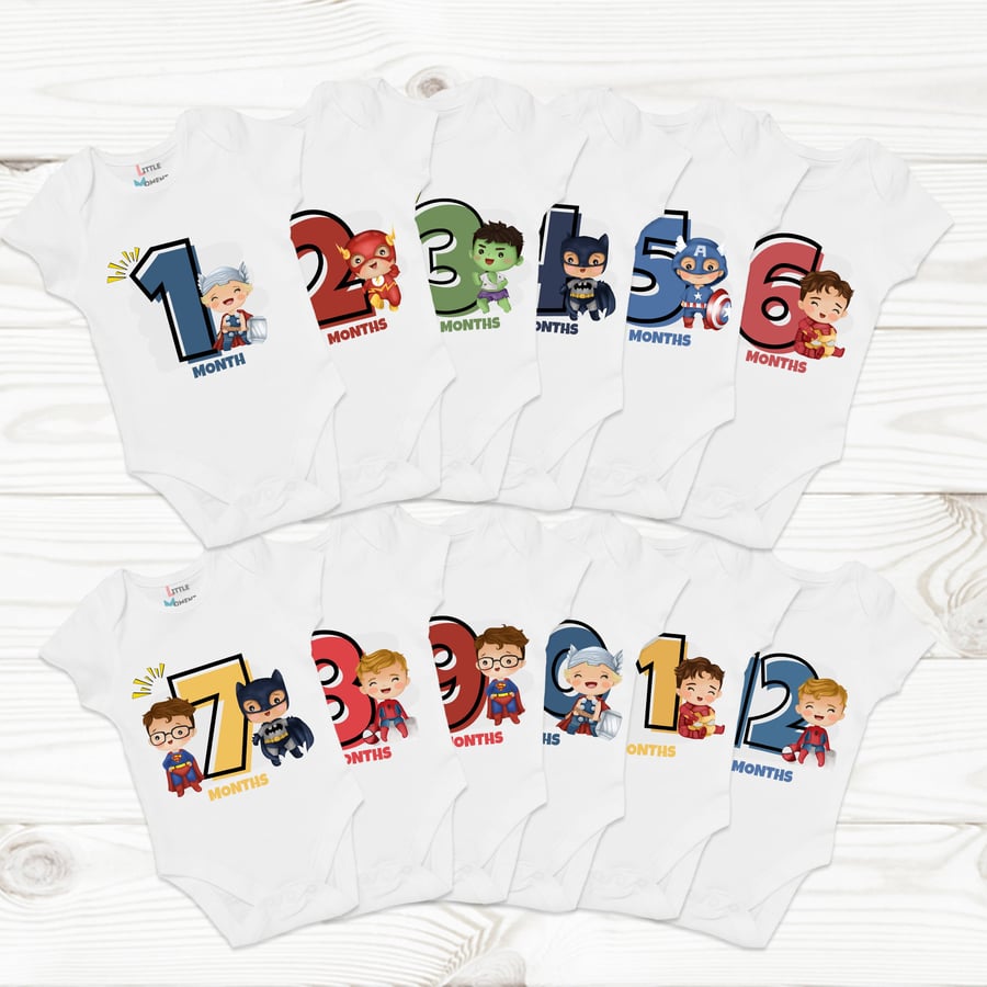 Set of 12 - Super heroes