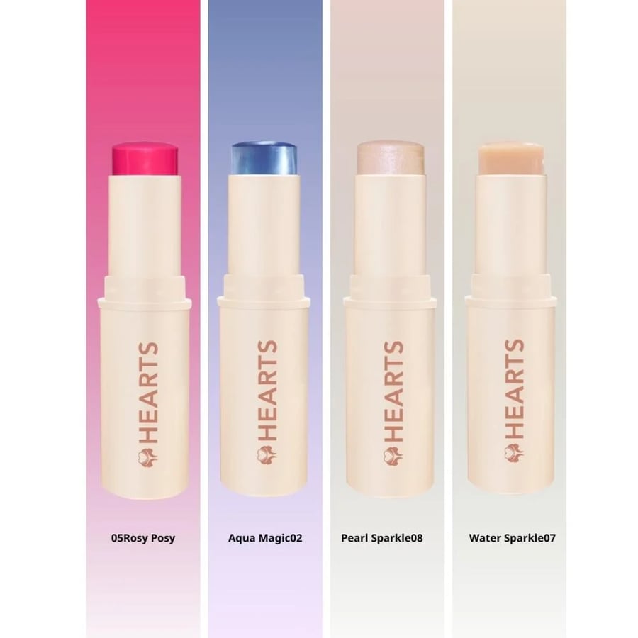 هارتس مجموعة الخدود الطبيعية-pink Glow Cheeks