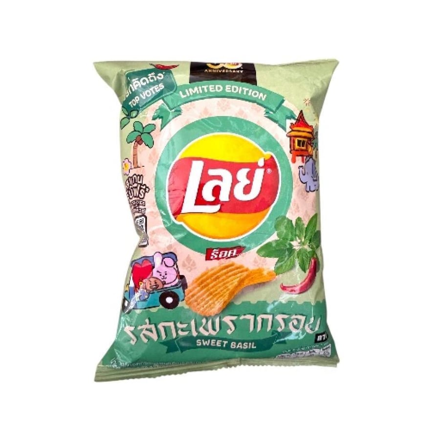 ليز تايلندي بنكهة الريحان الحلو
