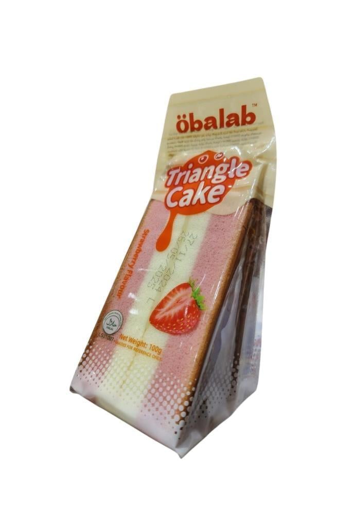 كيك ياباني مثلث بنكهة الفراولة