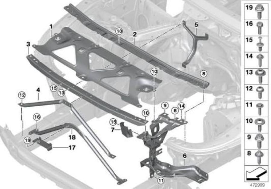 قاعدة شمعة امامية BMW G11 G12