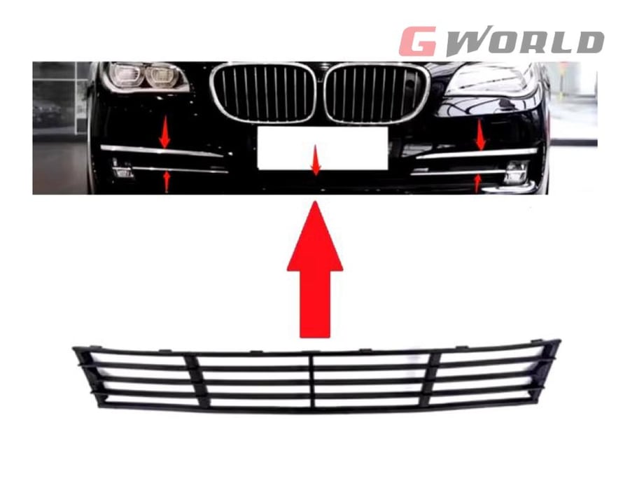 شبك صدام امامي وسط BMW F01 F02 LCI