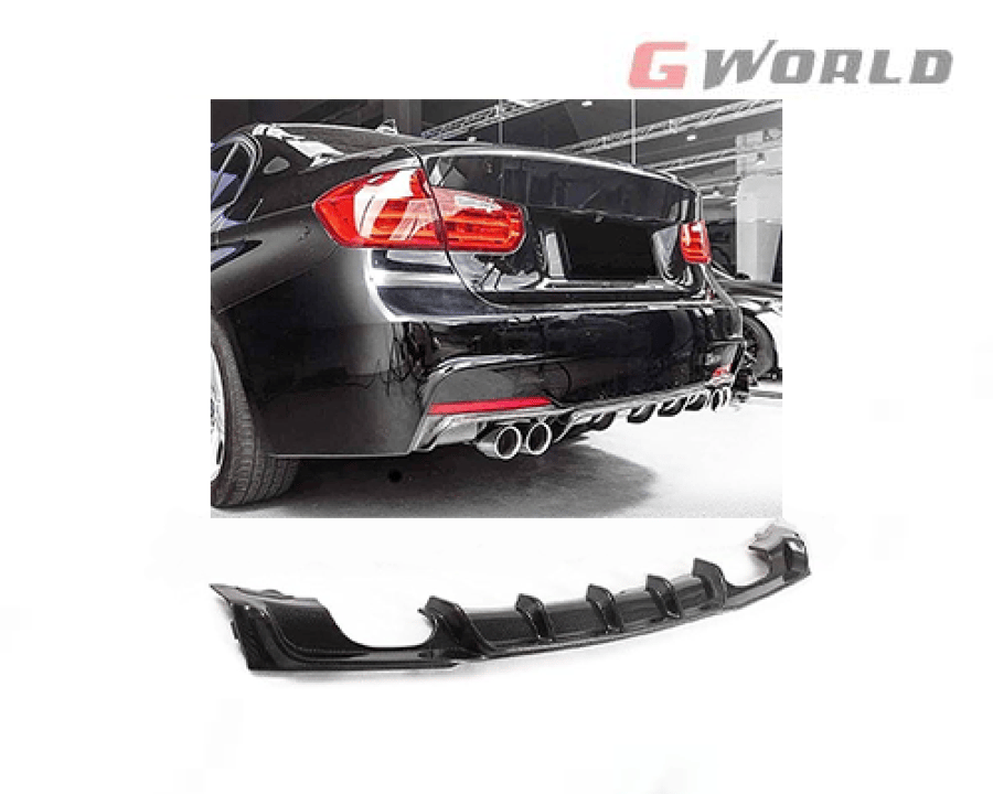 دفيوزر صدام خلفي BMW F30 M PERFORMANCE 4 HOOL CARBON LOOK