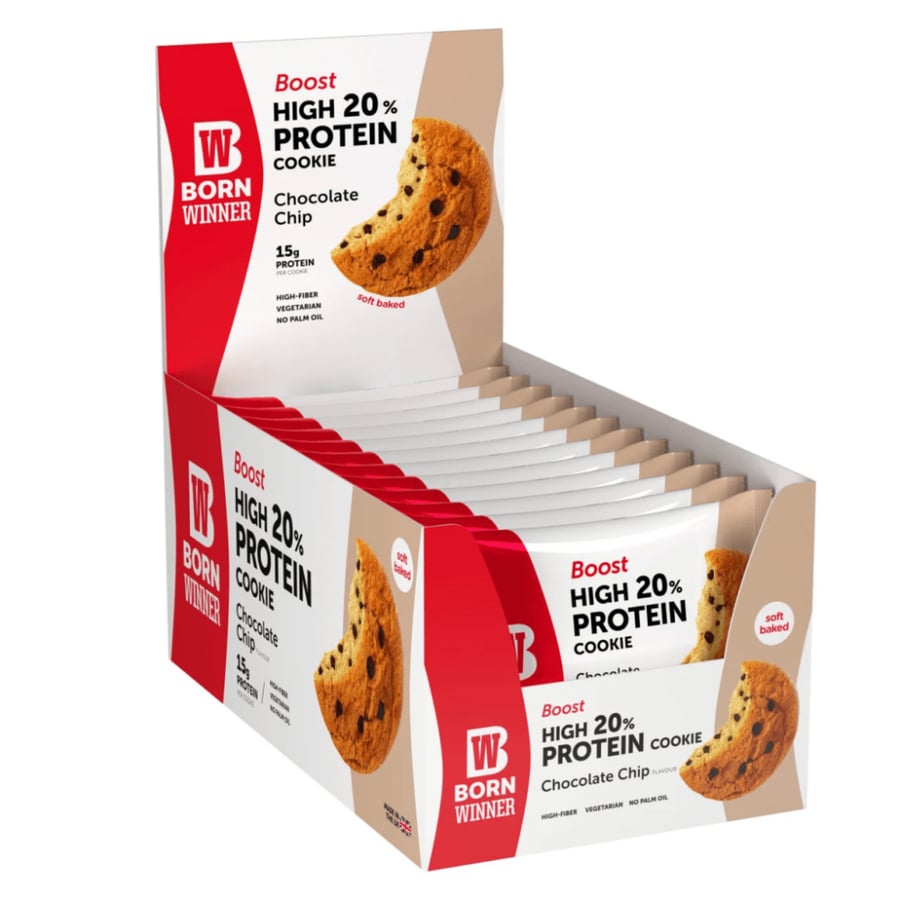 Born Winner Boost Protein Cookies – Chocolate Chip 75g
