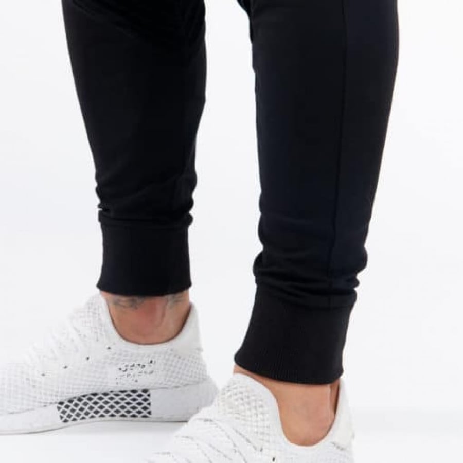 Squat Wolf Statement Men's Ribbed Jogger Pants
