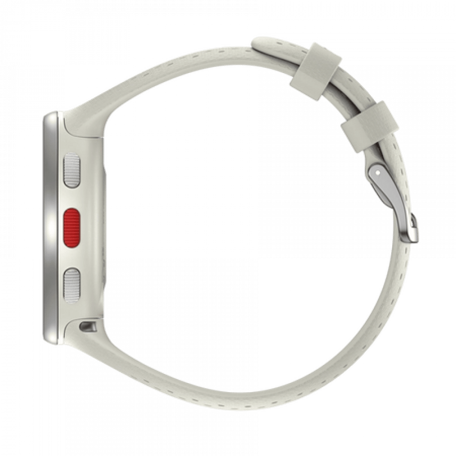 Polar Pacer Pro white red sports watch