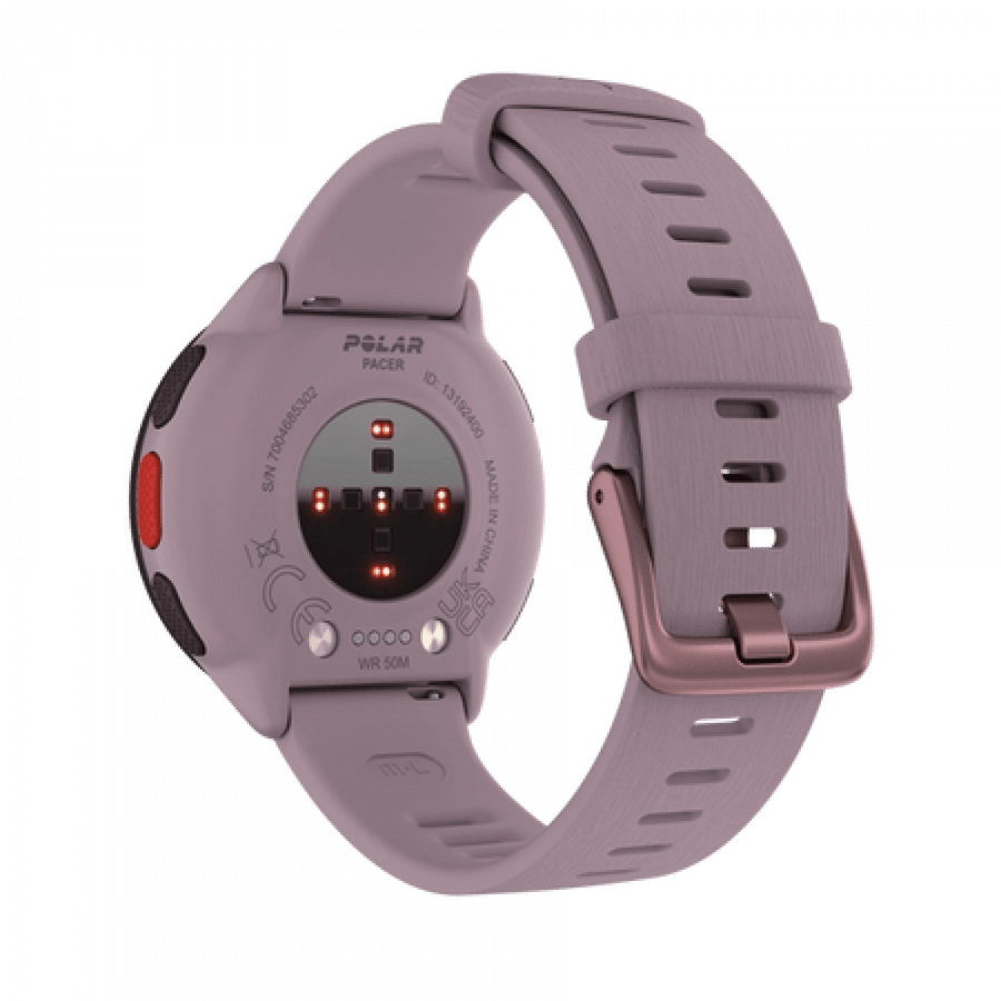 Polar Pacer GPS sports watch in light purple