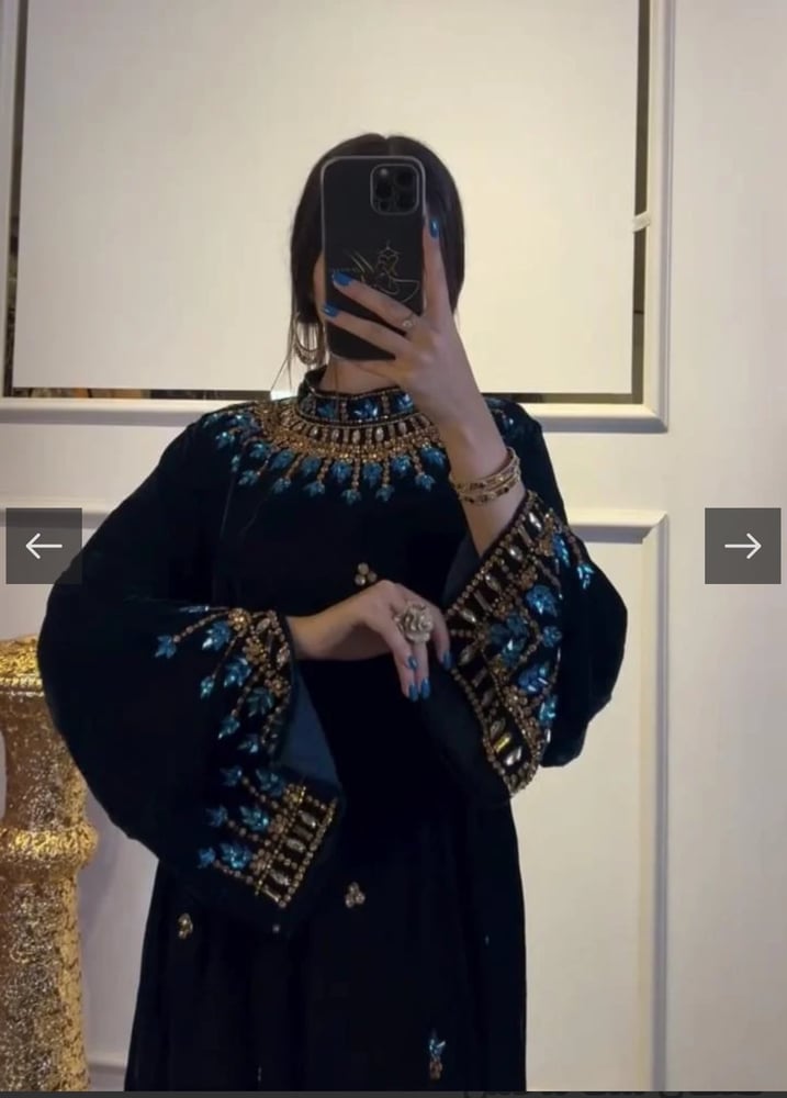 Velvet kaftan