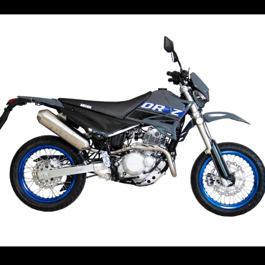 دراجة QUINQUI THORIN DR-Z 250 motorcycle لون رمادي