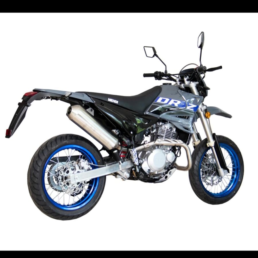 دراجة QUINQUI THORIN DR-Z 250 motorcycle لون رمادي