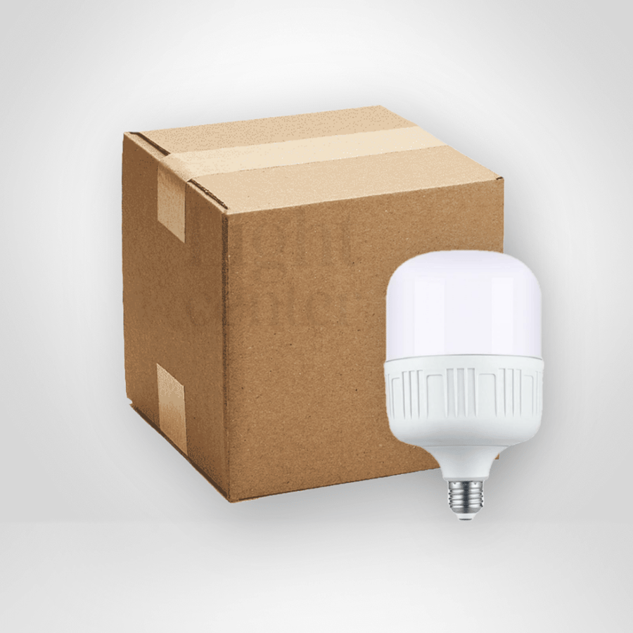 E27 capsule-shaped bulb 50 watt white 20 pieces
