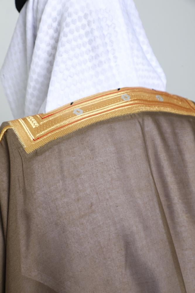 بشت الهندام زيتي ملكي