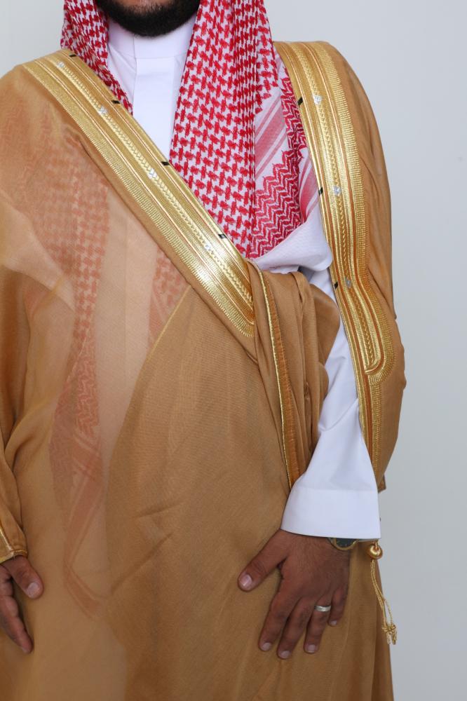 بشت الهندام زعفراني ملكي