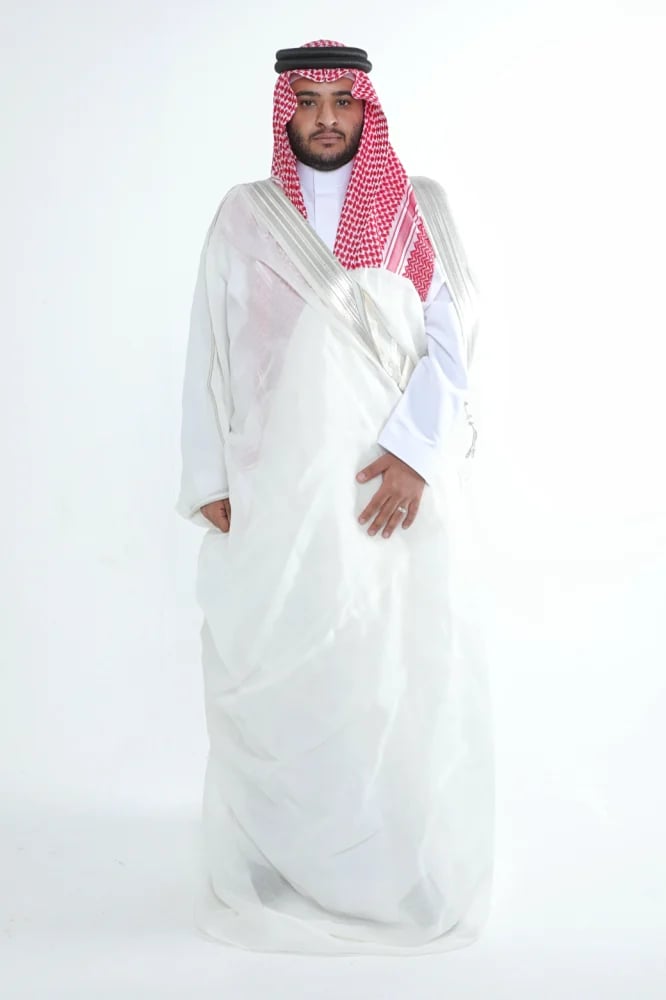 بشت الهندام سكري فضي ملكي