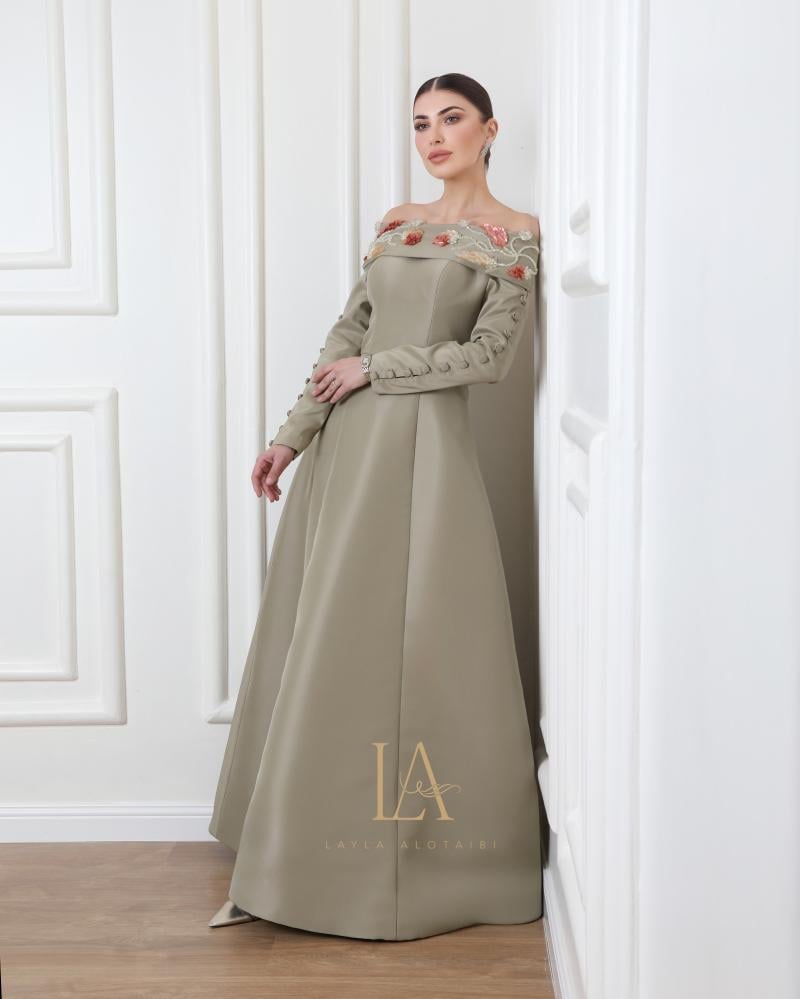 A dress with a distinctive shape