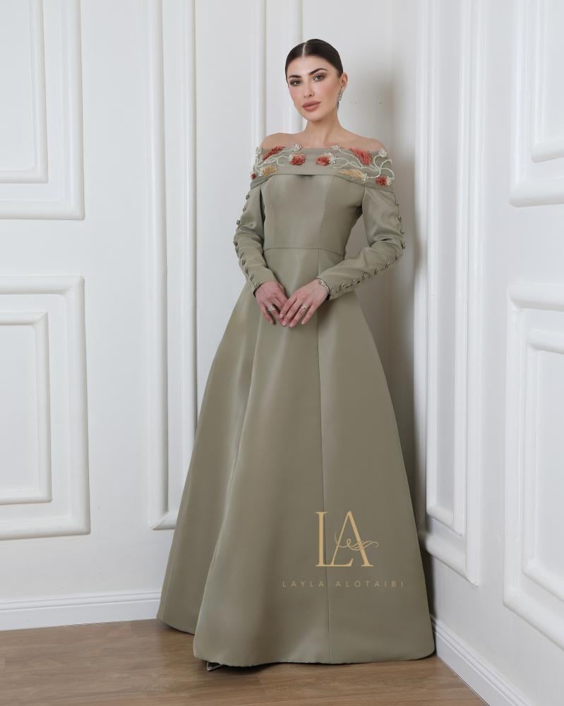 A dress with a distinctive shape