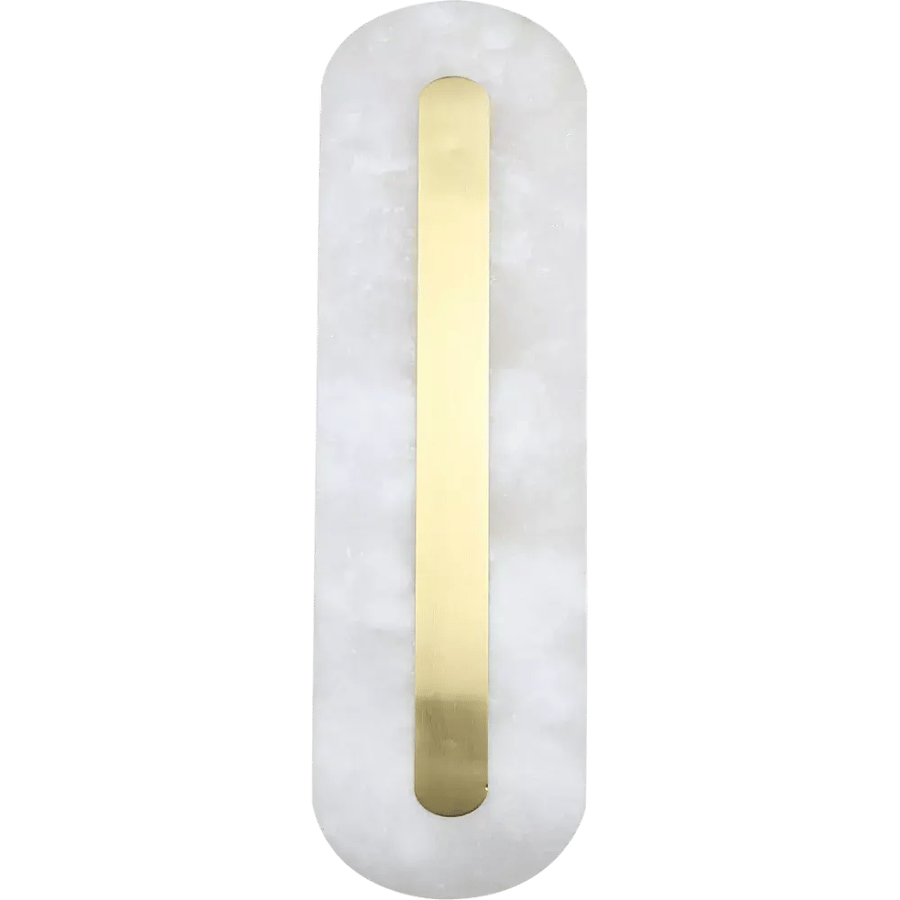 Modern wall applique lighting, marble, olive color, light color, 18 watts, 50 cm