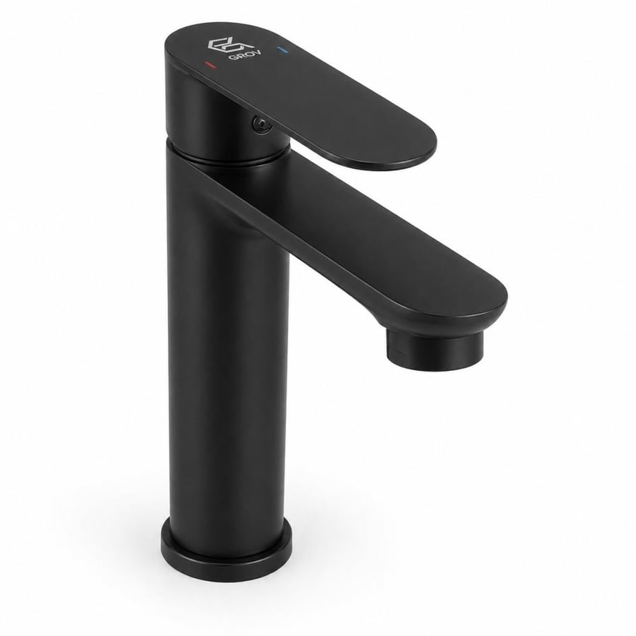 Black GROHE sink mixer, medium