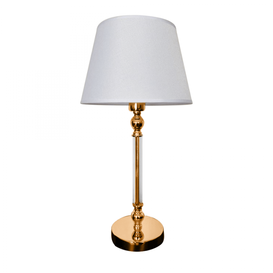 Golden table lamp