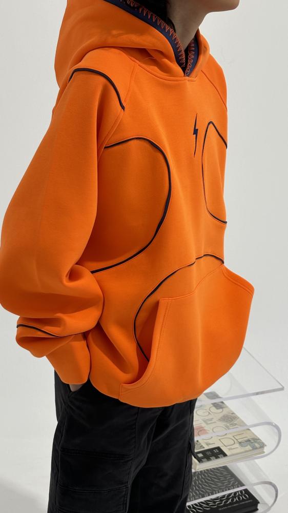 Orange hoodie