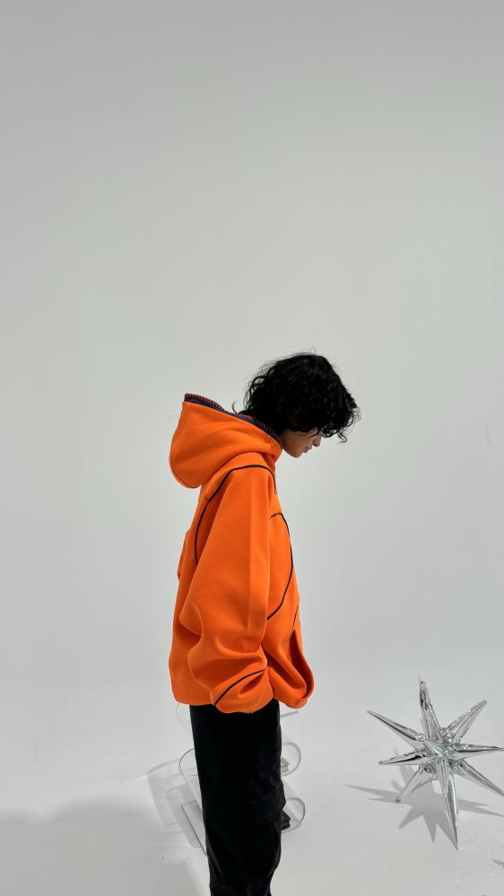 Orange hoodie