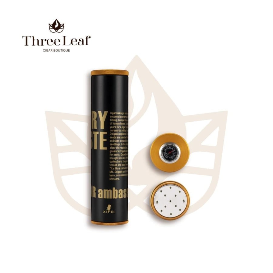 XIFEI Metal Tube Humidor / مرطب سيجار من أنبوب معدني من شايفي