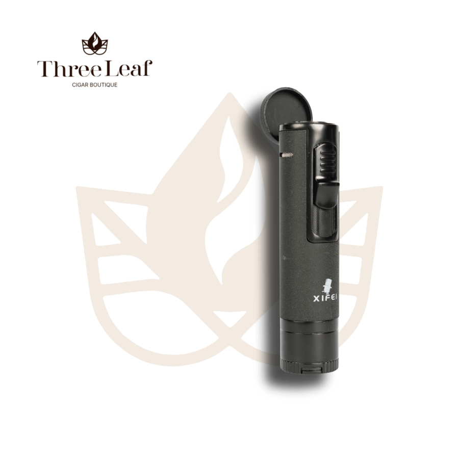 XIFEI Cigar Lighter 4in1 Gunmetal / ولاعة سيجار 4 في 1 من شايفي بلون المعدن الرمادي