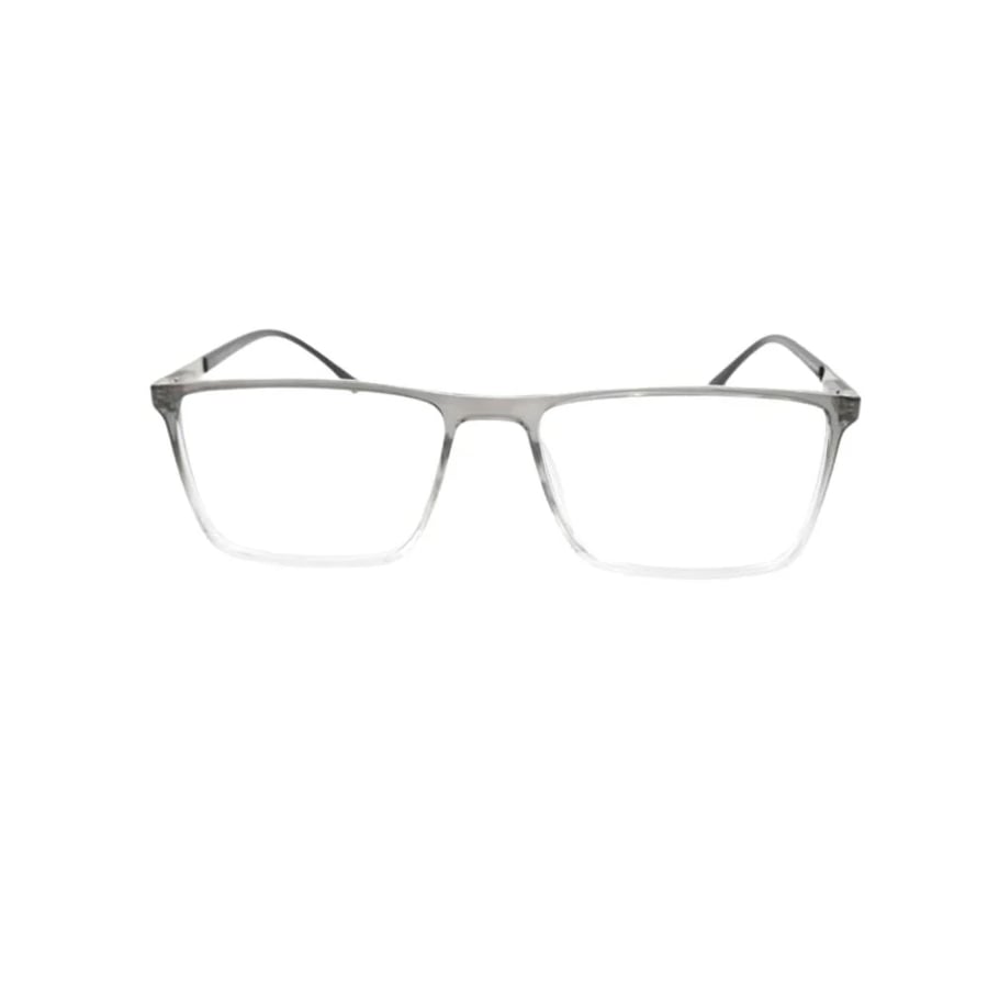 نظاره طبيه مربعه فلافيو بإطار رمادي متدرج إلى الشفاف وأذرع سوداء