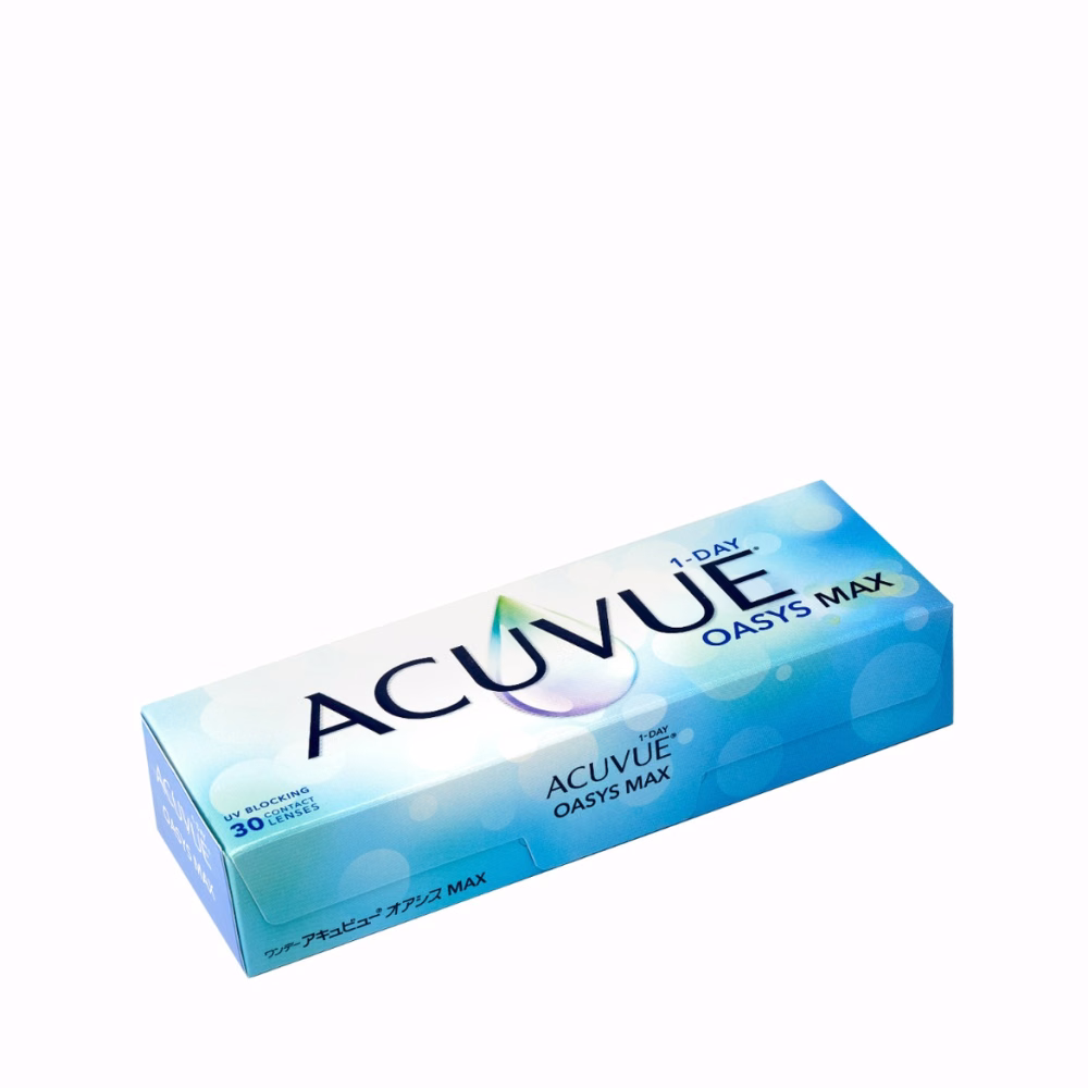 عدسات لاصقه شفافة يومية أكيوفيو اويسس ماكس 30 عدسه - ACUVUE OASYS MAX 1-DAY LENSES