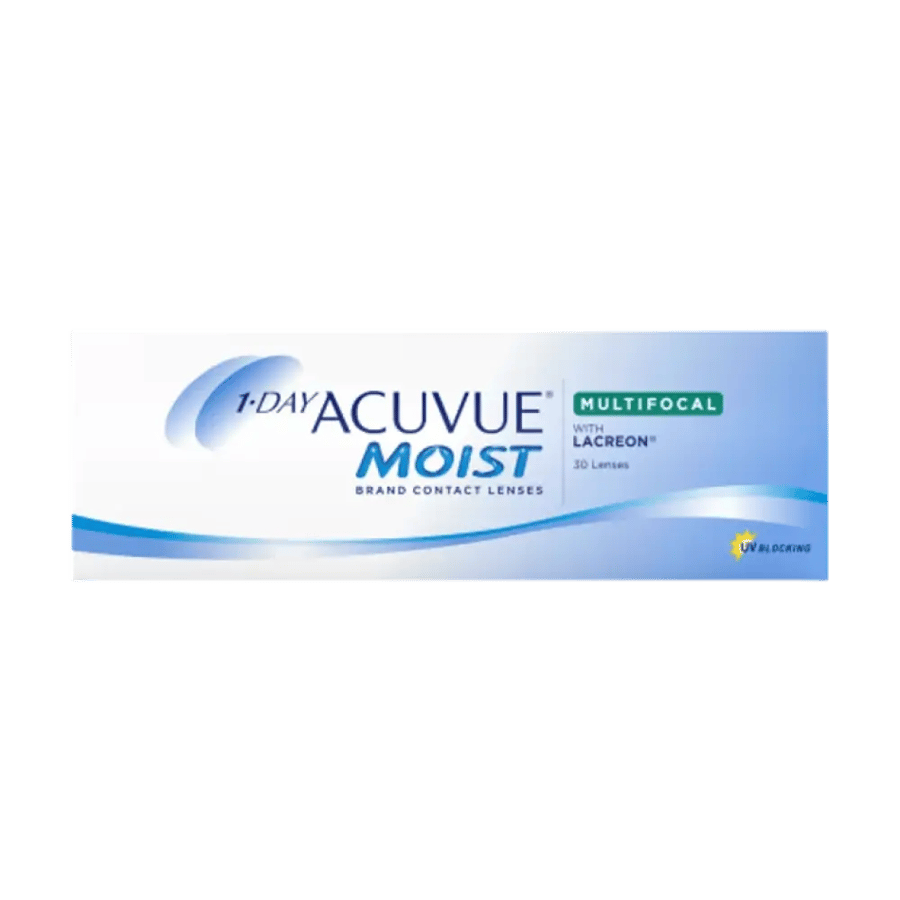 عدسات لاصقه شفافه أكيوفيو مويست مالتي فوكل اليومية 30 عدسه - ACUVUE MOIST Multifocal 1-DAY LENSES