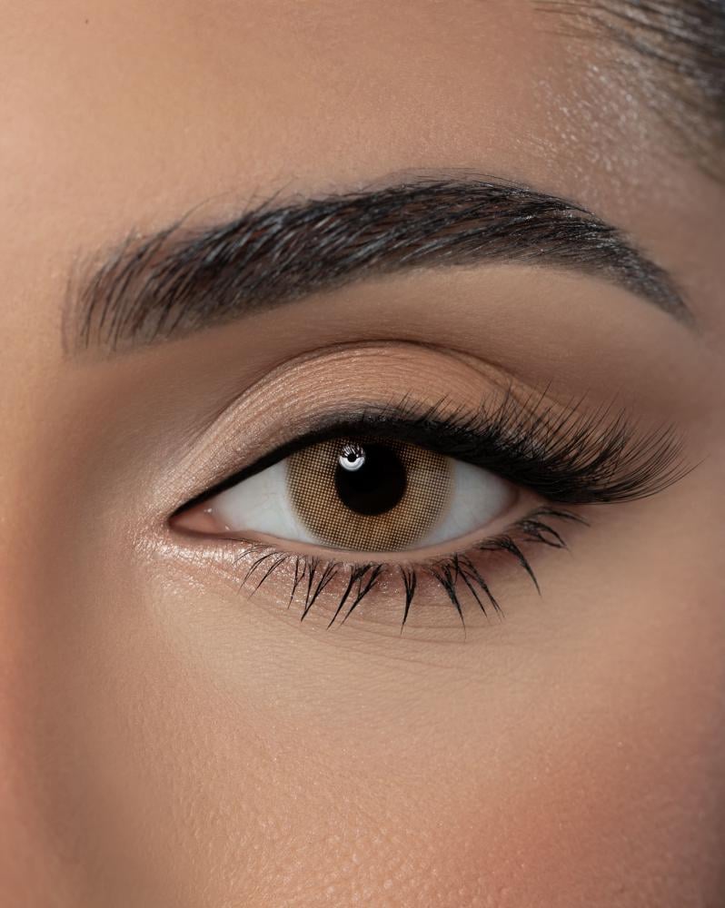 عدسات لاصقة ملونة ذهب كريمي - dahab Creamy