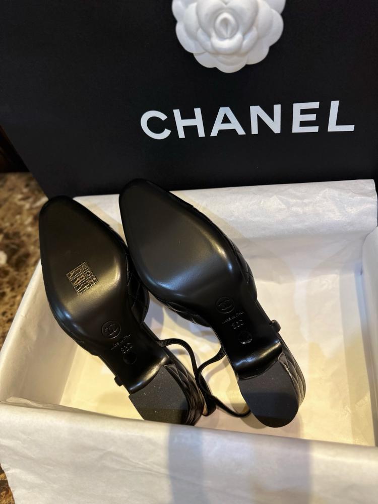 Chanel heels height 6.5cm