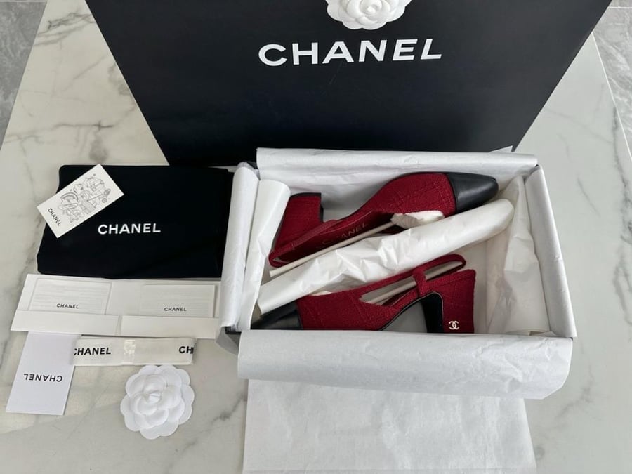 Chanel heels height 6.5cm