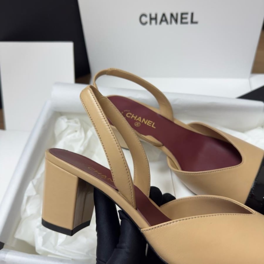 كعب شانيل ارتفاع 6.5cm