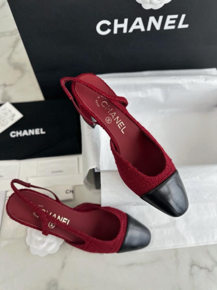 Chanel heels height 6.5cm