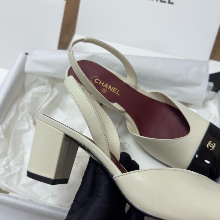 كعب شانيل ارتفاع 6.5cm
