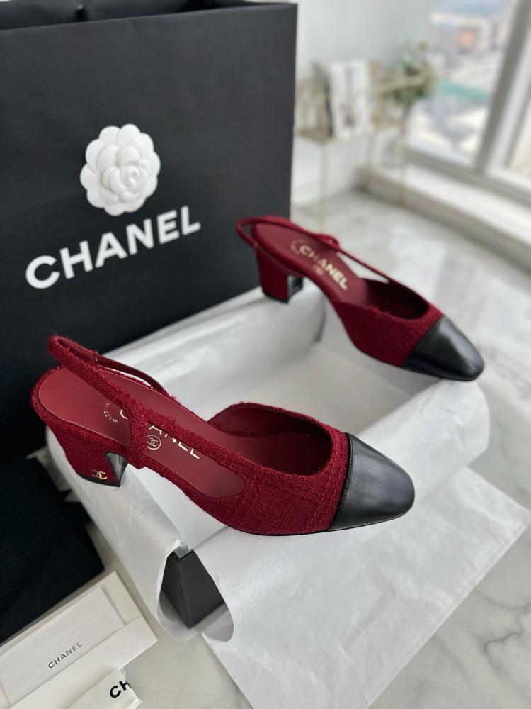 Chanel heels height 6.5cm