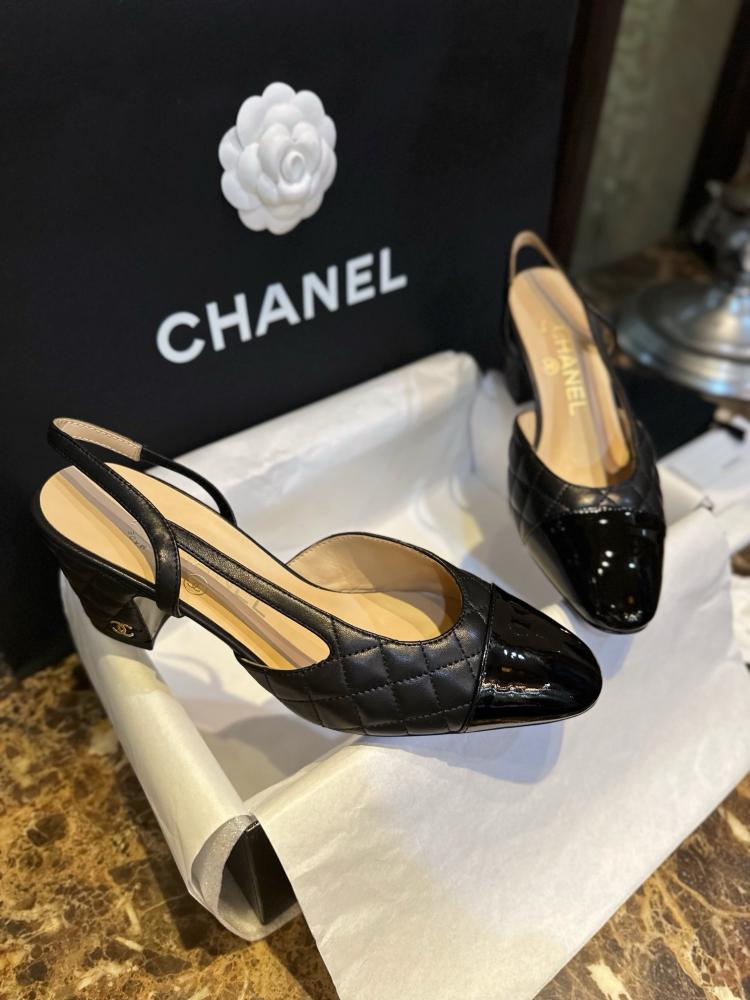 Chanel heels height 6.5cm